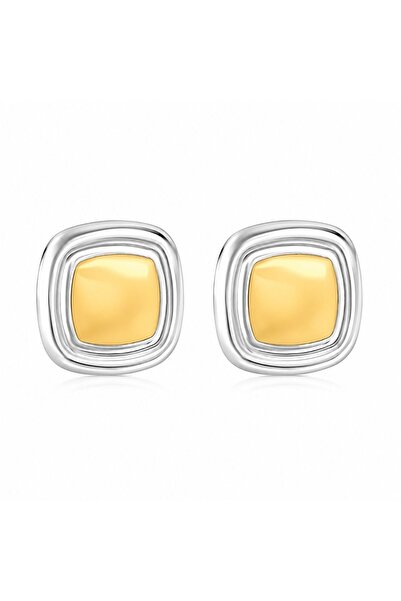 Bijuteria SORELLY Cercei statement duo, placați cu aur de 14k, din oțel inoxi...
