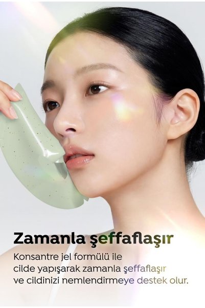 Dermal Seoul Face Matcha Soothing Radiant Melting Glow Hydrogel Mask Korean Mask 34 Gr 3 Pieces