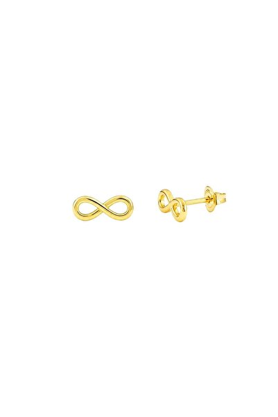 Bijuteria SORELLY Cercei infinit din aur de 14k