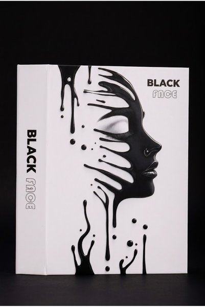 Dermabor Black Faoe Book 1Pc Home Decoration