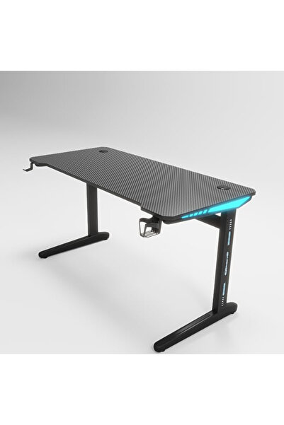 KEKE Ergonomic Gaming and Computer Desk with LED Lights 120 CM
