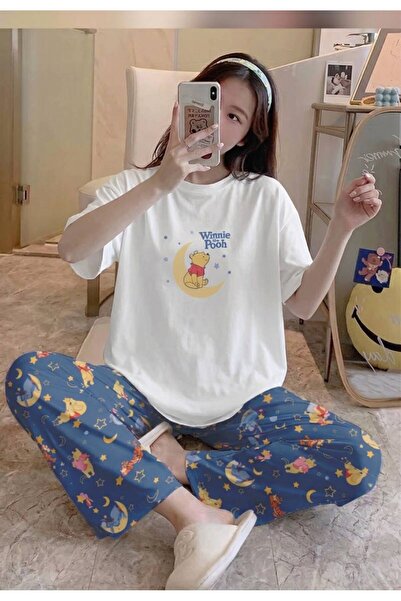 kuzey homewear Honey Pooh Dream Short Sleeve Pajama Set