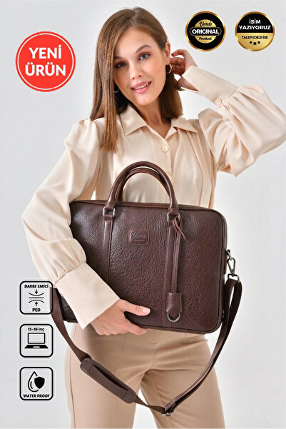 Vardo [Name Can Be Written] Birgit'' 15-16 Inch Shockproof Laptop and Briefcase