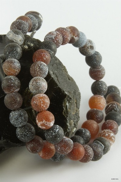 ZERO LAND Stbrycel Agate Stone Matte 8 (160828) mm Brown