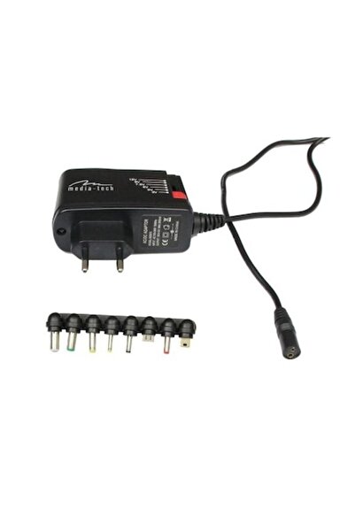 Mediatech Încărcător universal, Media-Tech, pentru tabletă, 3-12V, 2.5A, Negru