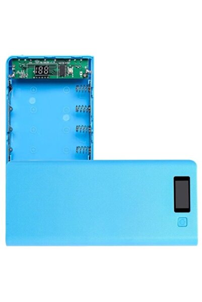 OEM 8-cell powerbank kit with display - DIY Color: Blue