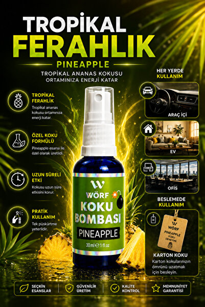 WÖRF Koku Bombası Pineapple 30 ml