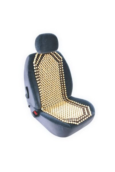 MAMMOOTH Set de 2 huse de scaun cu mărgele de bambus Mammooth, Deluxe Premium...