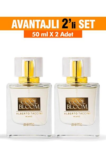 Alberto Taccini 2'Li Set Cool Bloom Kadın Parfüm 50 ml