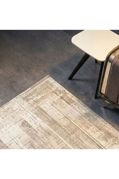 Danube Home Galeria Lux Modern Distressed Rug 160x230 Beige White, Area Rug F...