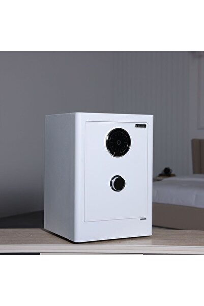 Milano Premium Anti-Burglary Safe-White-600x420x380 mm-With 1-Year