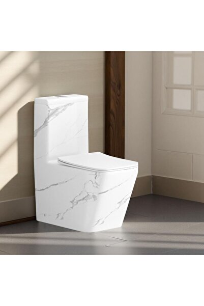 Milano Plus Marble WC, Toilet Fixture For Contemporary Washroom Use