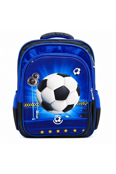 Royal Rucsac multifuncțional - Model minge de fotbal albastră - Dimensiuni 40...