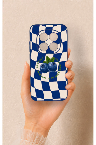 Vip Case Redmi Note 15 Pro 5G Uyumlu Yaban Mersini Desenli Silikon Kılıf