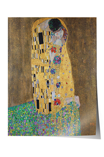 Zestia Gustav Klimt Premium Poster, the Kiss, the Kiss Golden Period, No: 20577
