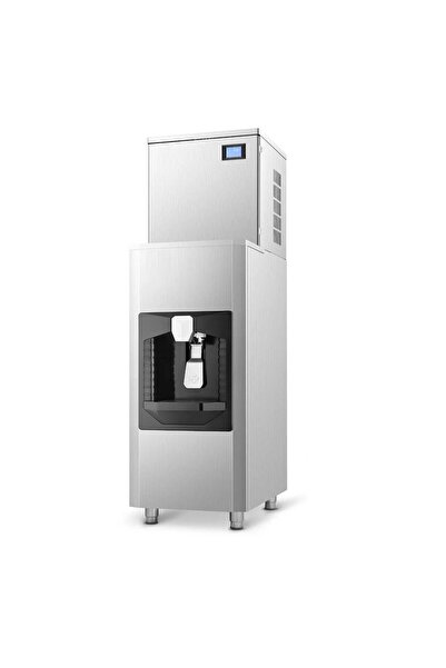 OMS Masina de facut gheata cu Dozator automat, 200 kg/zi, Stocare 74 kg, Inox...