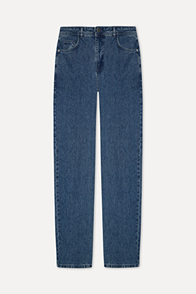 Mudo Men's Indigo Straight Fit Jean Trousers