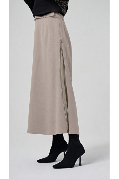 MissWhence Zipper detailed skirt