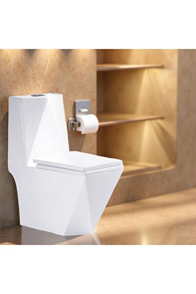 Milano WC Model 1310 White, Toilet Fitting For Bathroom Installation