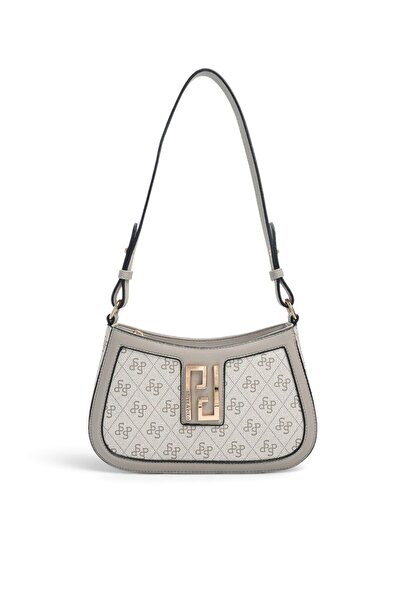 Silver Polo A.Gri - Gray Monogram Women's Crossbody Bag Sp1132