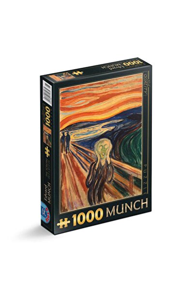 D-Toys Puzzle Edvard Munch – Puzzle pentru adulți 1000 piese – Țipătul