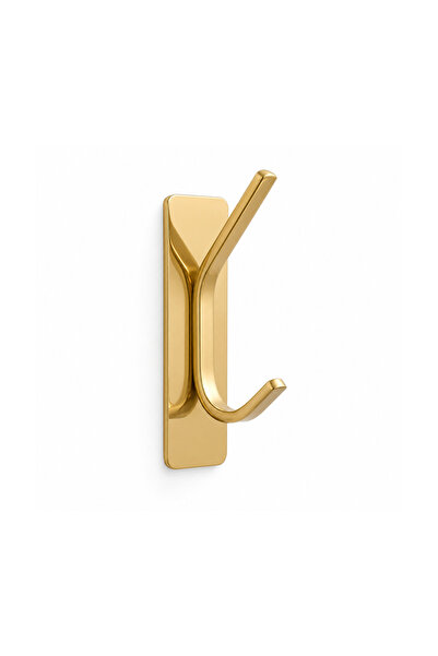 Microcase Yapışkanlı Metal Banyo Mutfak Eşya Havlu VB Ürün Askılığı Gold 1 Ad...