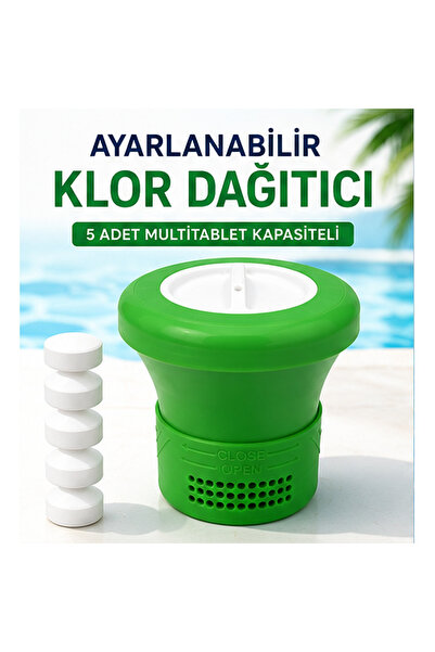 Naturazone Havuz & Jakuzi Klor Dağıtıcı – 5 x 200 Gr Tablet Uyumlu Yüzer Disp...