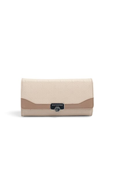 Silver Polo Beige - Latte Fashion Women's Wallet and Card Holder Sp979
