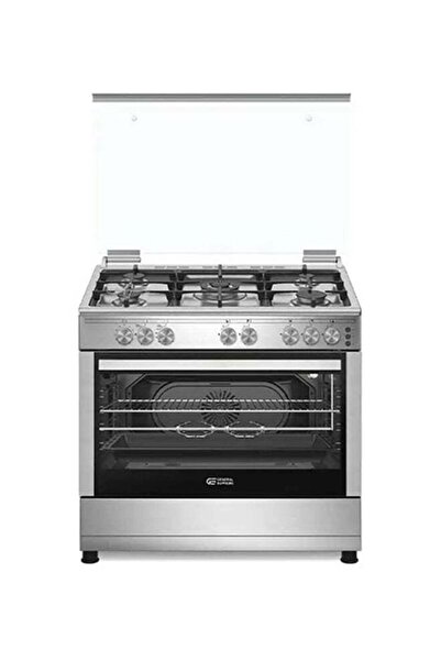General Supreme Gas Cooker 5 Burner Cast Iron, 90X60, TurboFAN, Full safety, ...