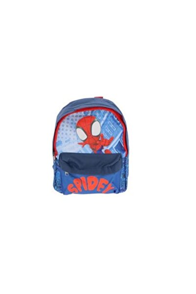 SPIDERMAN School Backpack for Children, Main Compartment and Front Pocket, Blue