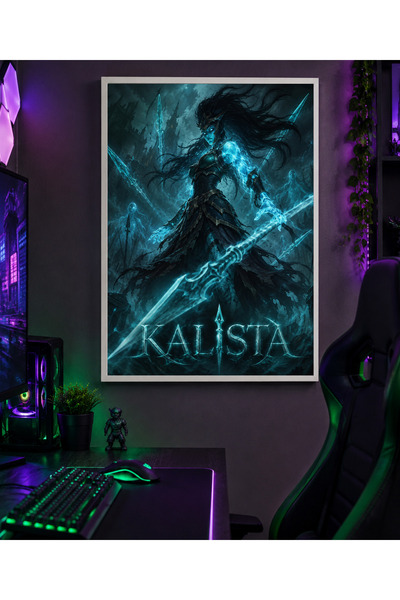 Miutic Print Studio Tablou Gaming League of Legends – Kalista, Spiritul Răzbu...