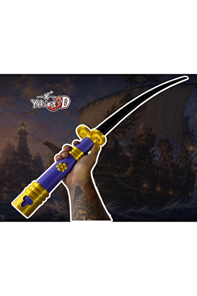 GRAT3D Zoro Enma Katlanabilir Katana | 95 cm | One Piece | Stand Hediye-Oyuncak