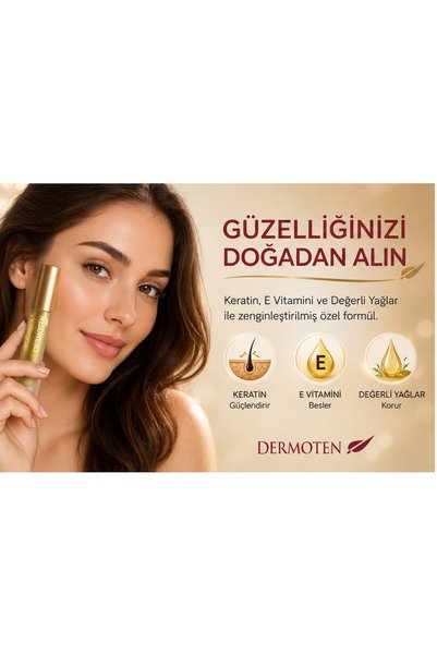 BEAUTY THE WORLD Natural Eyebrow and Eyelash Care Serum with 98% Natural Ingredients and Hydrolyzed Keratin, Effective in 14 Days, Special Series