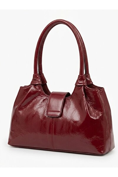 levano leather Premium Hakiki Dana Derisi Kadın Omuz Çantası