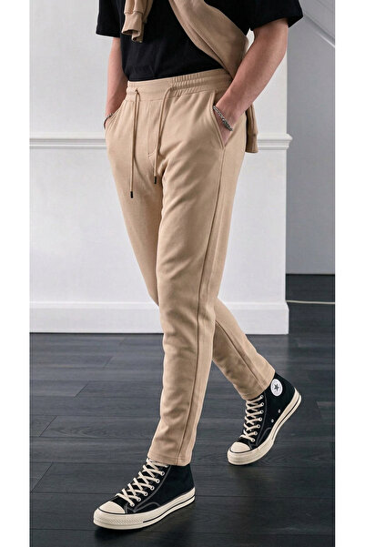 EydaMoon Pantaloni jogger pentru bărbați, cu talie elastică, din lycra, croia...