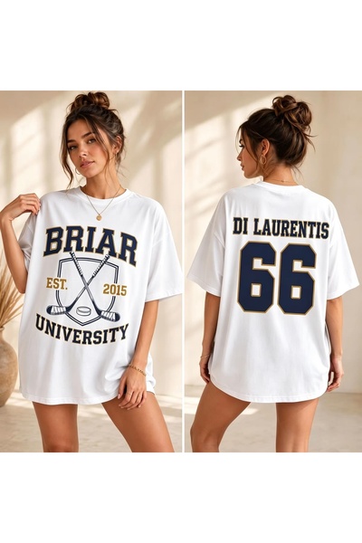 Vordevia Dean Di Laurentis Off Campus Printed Cotton Oversize T-Shirt