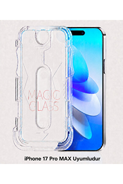 Powerfox iPhone 17 Pro Max Uyumlu [Magic Box] Toz Bırakmayan Kolay Takma Apar...
