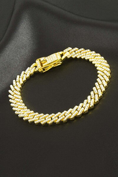 GeeS Global Chain Zircon Stone Luxury Steel Chain Bracelet