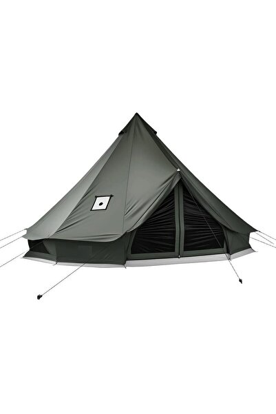 Vivatechnix Cort iurta 4 sezoane Glamping, Diametru 5 m, pana la 7 persoane, ...