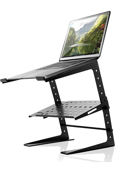 PYLE PLPTS26 Laptop Bilgisayar Standı - Dj Controller Mikser Standı - Ayarlan...