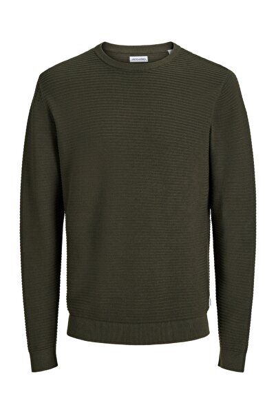 Jack & Jones Hanorac bărbătesc din bumbac organic, guler rotund, croială norm...