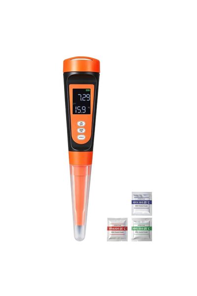 OMS PH-metru alimentar, interval pH 0 la 14, rezoluție de 0,01 pH și o preciz...