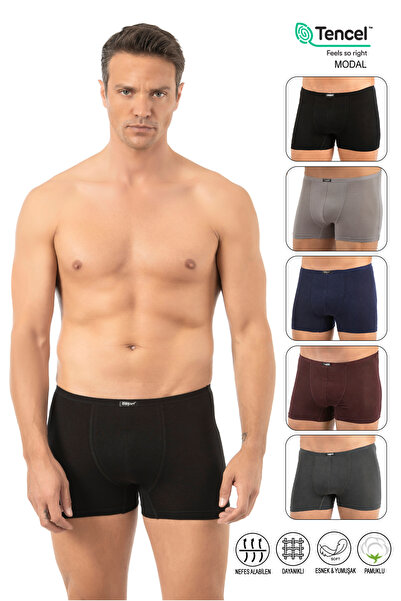 ÖZKAN underwear Özkan 11897 5-Pack Men's Premium Modal Fabric Cotton Flexible...