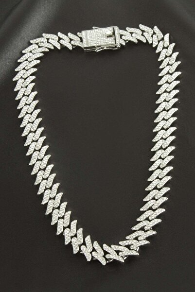 TakÇalıştır Chain Zircon Stone Luxury Steel Necklace