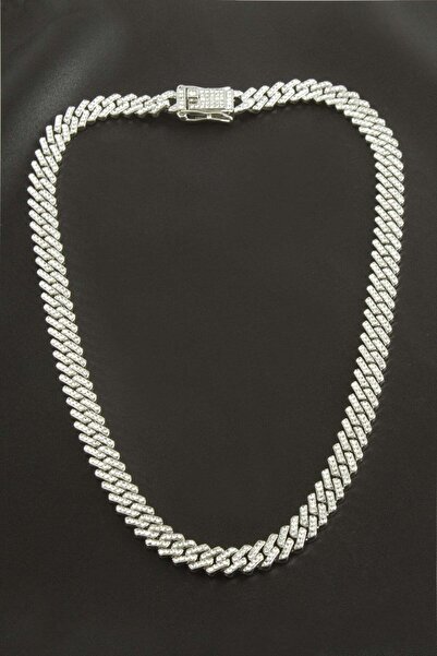TakÇalıştır Chain Zircon Stone Luxury Steel Necklace