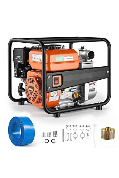OMS Motopompa pe benzina 2", Debit 598 l/min, Putere 7 CP, Inaltime max 32 m,...