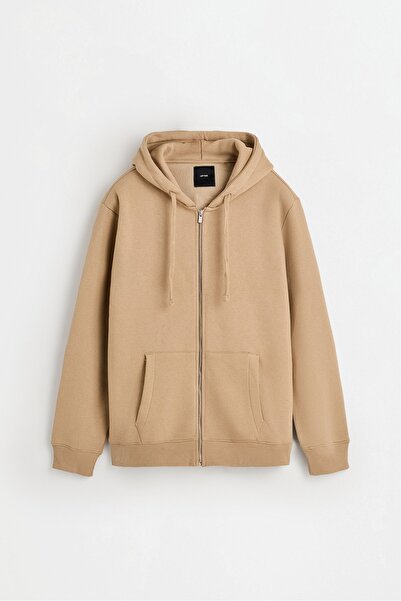 LEFTIES Temel fermuarlı sweatshirt