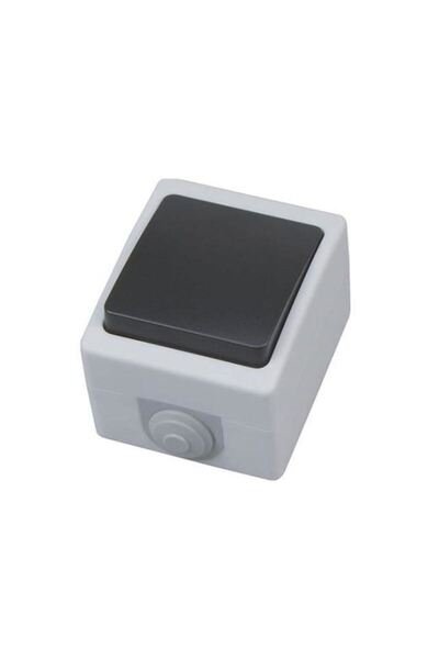 Horoz Electric Intrerupator simplu PT, Atom One Way, pentru exterior, IP54