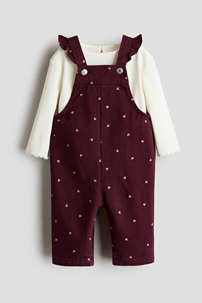 H&M 2 Parçalı Pamuklu Set