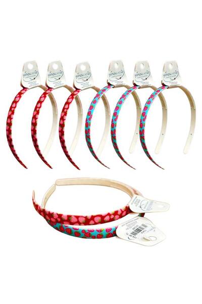 Banadabak Star 1012490 Hair Crown Strawberry Red Blue Pk